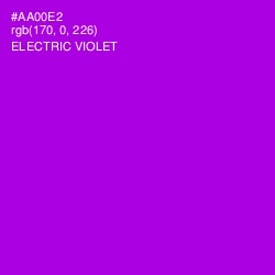 #AA00E2 - Electric Violet Color Image